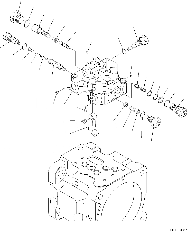 Схема запчастей Komatsu MX35 - ОСНОВН. НАСОС (/) ОСНОВН. КОМПОНЕНТЫ И РЕМКОМПЛЕКТЫ