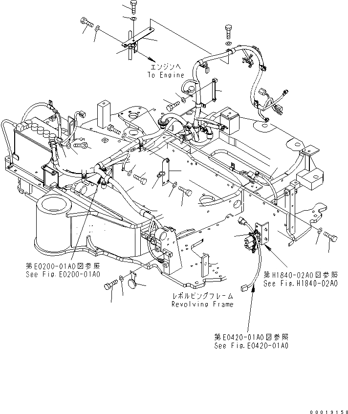 Схема запчастей Komatsu MX502 - ЭЛЕКТРОПРОВОДКА (Э/ПРОВОДКА) (/) ЭЛЕКТРИКА