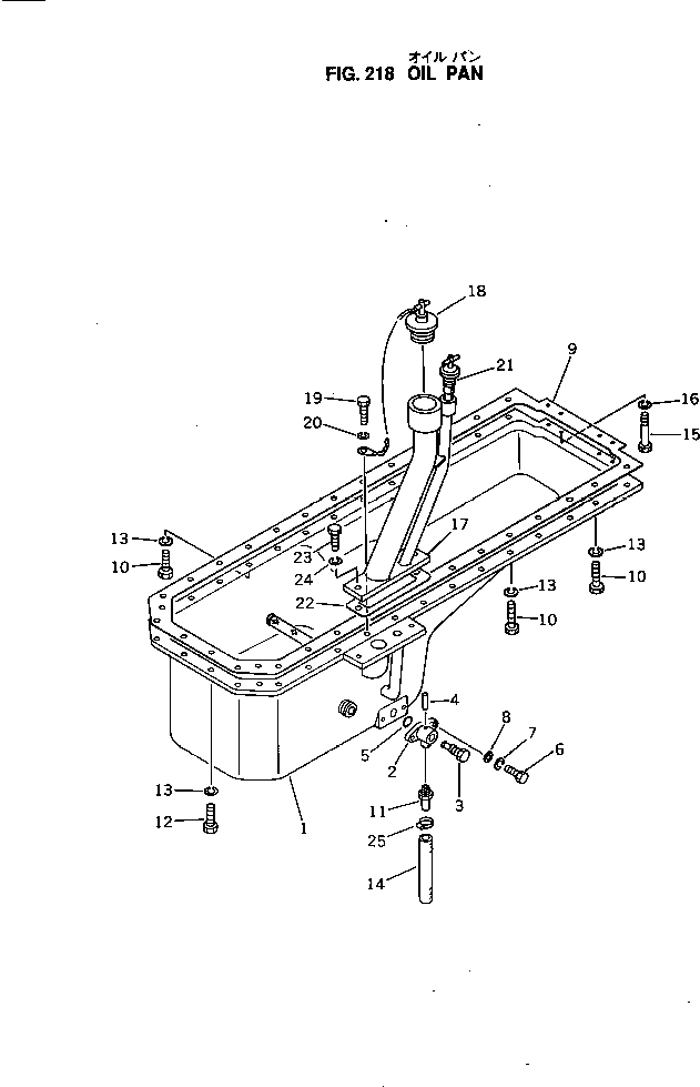 Схема запчастей Komatsu NTO-6-CI-1M - МАСЛЯНЫЙ ПОДДОН БЛОК ЦИЛИНДРОВ