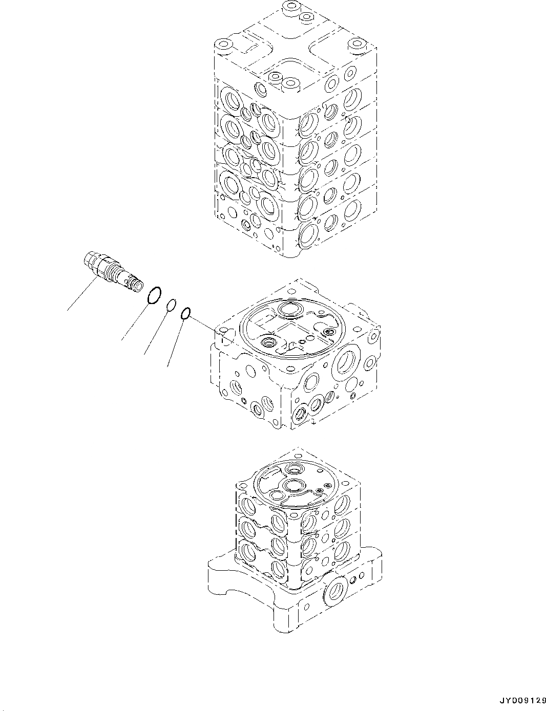 Схема запчастей Komatsu PC130-8 - ОСНОВН. УПРАВЛЯЮЩ. КЛАПАН, -АКТУАТОР, ВНУТР. ЧАСТИ (/7) ОСНОВН. УПРАВЛЯЮЩ. КЛАПАН, -АКТУАТОР