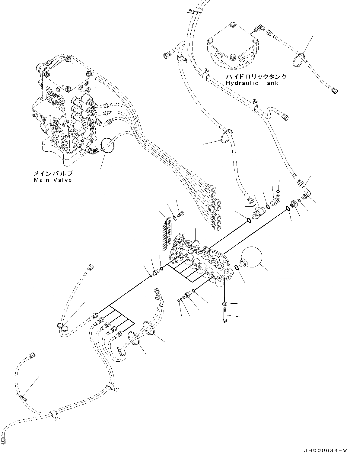 Схема запчастей Komatsu PC130-8 - СОЛЕНОИДНЫЙ КЛАПАН ТРУБЫ, -АКТУАТОР, СОЕДИНИТЕЛЬН. ЧАСТИ СОЛЕНОИДНЫЙ КЛАПАН ТРУБЫ, -АКТУАТОР