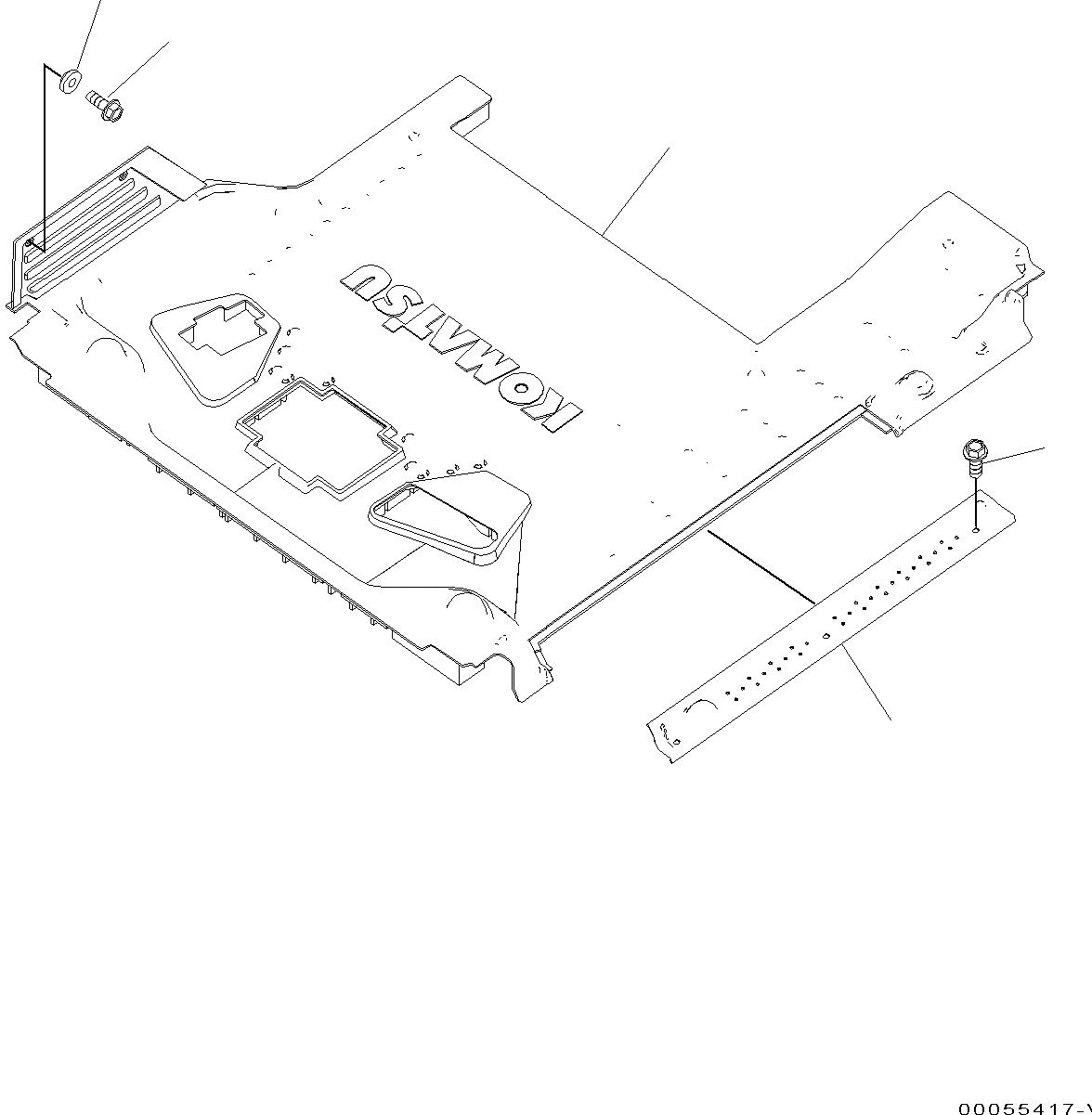 Схема запчастей Komatsu PC130-8 - ПОЛ МАТЕРИАЛ, -АКТУАТОР ПОЛ МАТЕРИАЛ, -АКТУАТОР