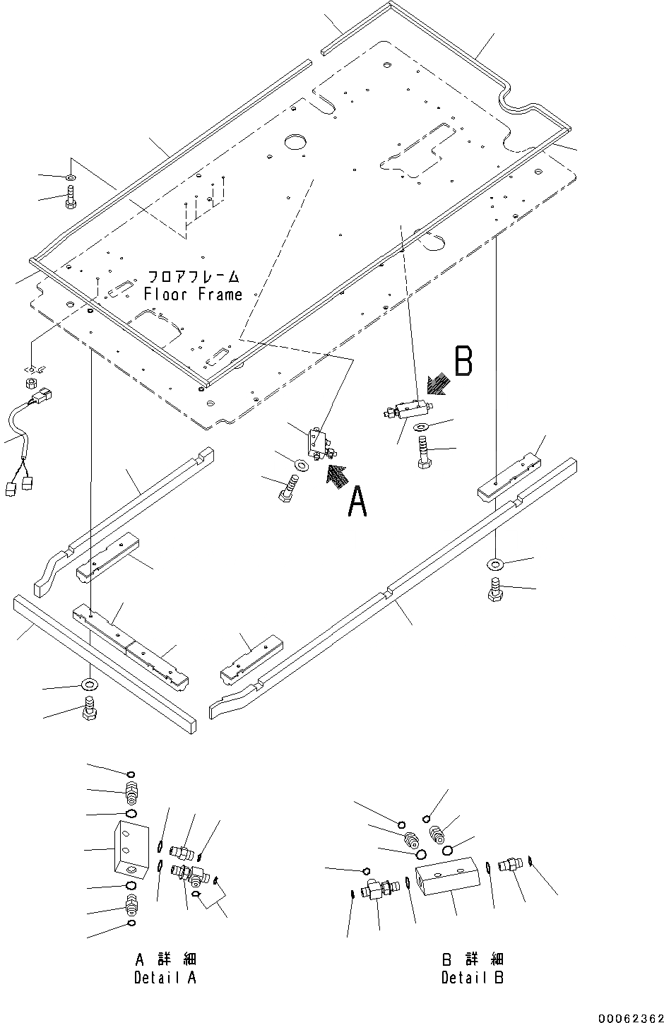 Схема запчастей Komatsu PC130-8 - КАБИНА, С МАСТЕР КЛЮЧ, AM-FM РАДИО, VOLT POWER ПОДАЮЩ., ПОЛ, -АКТУАТОР, P, T БЛОК И УПЛОТНЕНИЕ КАБИНА, С МАСТЕР КЛЮЧ, AM-FM РАДИО, VOLT POWER ПОДАЮЩ.