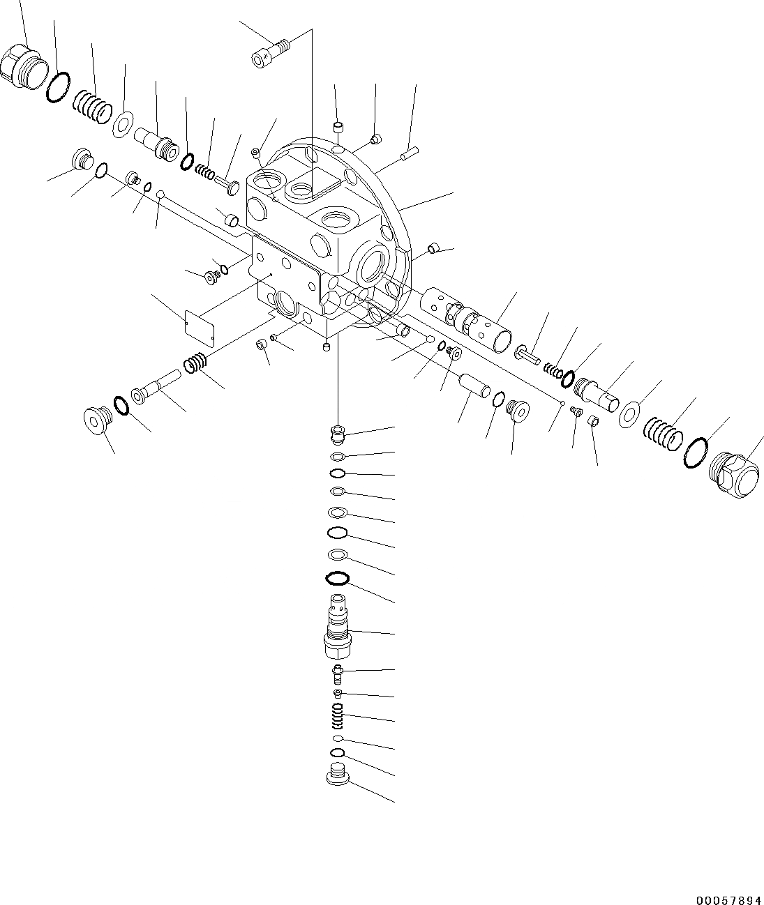 Схема запчастей Komatsu PC130-8 - МОТОР ХОДА И КОНЕЧНАЯ ПЕРЕДАЧА, (/) МОТОР ХОДА И КОНЕЧНАЯ ПЕРЕДАЧА