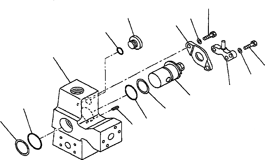 Схема запчастей Komatsu PC200LC-6LE - FIG. H7-A ГИДРОЛИНИЯ - НАВЕСНОЕ ОБОРУД-Е - ПРАВ. CROSS КЛАПАН ГИДРАВЛИКА