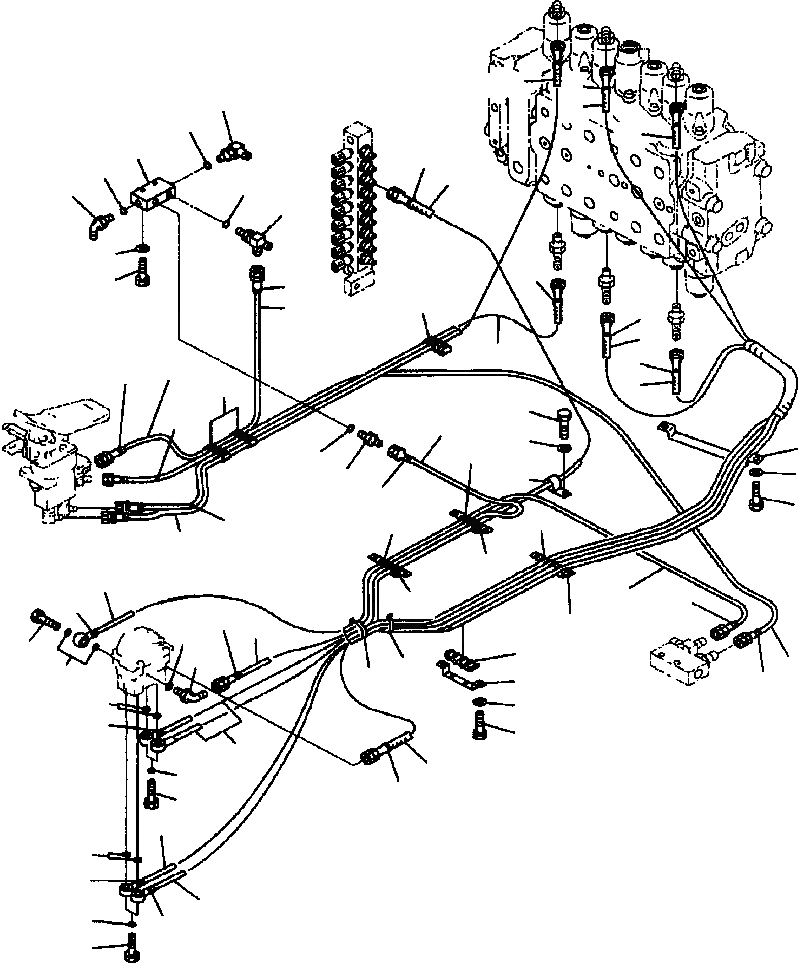 Схема запчастей Komatsu PC200LC-6LE - FIG. K-A PPC ЛИНИЯ ХОДА - ДОПОЛН. ГИДРОЛИНИЯ АКТУАТОР КАБИНА ОПЕРАТОРА И СИСТЕМА УПРАВЛЕНИЯ