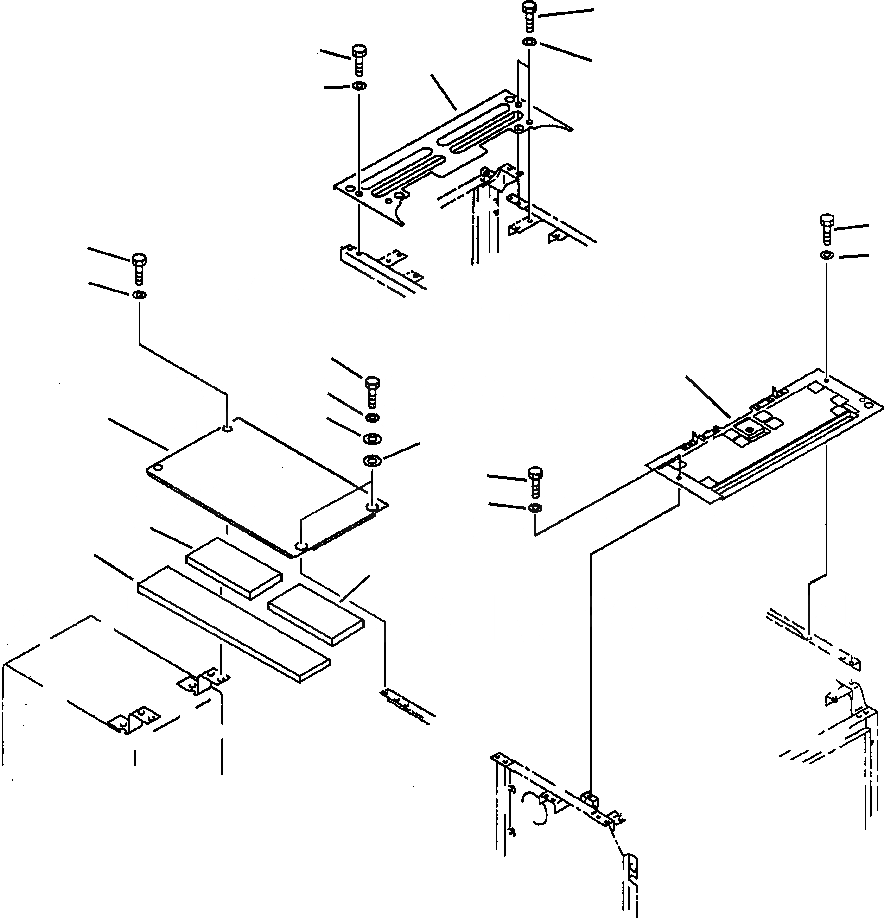 Схема запчастей Komatsu PC200LC-6LE - FIG. M-A ВЕРХН. MACHINE КРЫШКИ ЧАСТИ КОРПУСА
