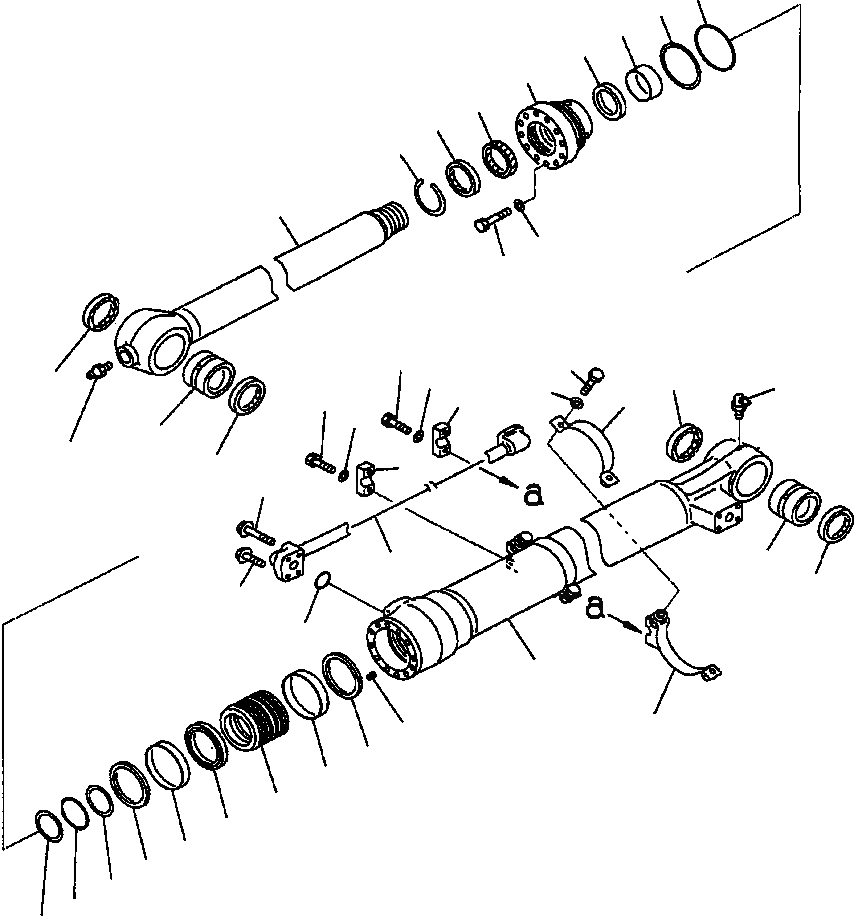 Схема запчастей Komatsu PC200LC-6LE - FIG. T-9A ЦИЛИНДР КОВША - .8 M ( FT IN) РУКОЯТЬ РАБОЧЕЕ ОБОРУДОВАНИЕ