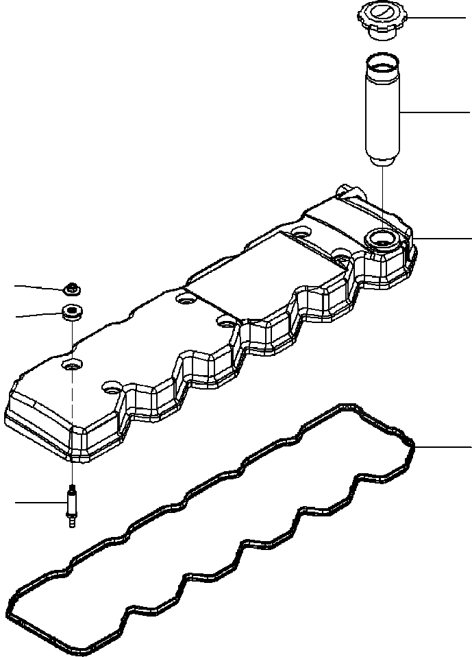 Схема запчастей Komatsu PC200LC-8 - A-AA КЛАПАН COVER ДВИГАТЕЛЬ