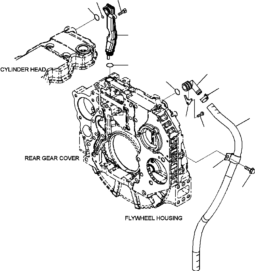 Схема запчастей Komatsu PC200LC-8 - A-AB САПУН КАРТЕРА ДВИГАТЕЛЬ