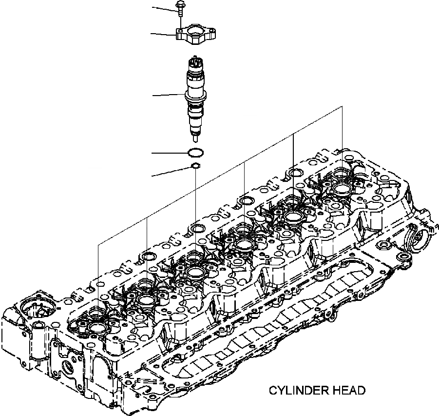 Схема запчастей Komatsu PC200LC-8 - A-AA8 ТОПЛИВН. ВПРЫСК ДВИГАТЕЛЬ