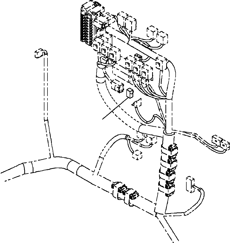 Схема запчастей Komatsu PC200LC-8 - E-8A ОСНОВН. ПРОВОДКА СОЕДИН-Е ЭЛЕКТРИКА