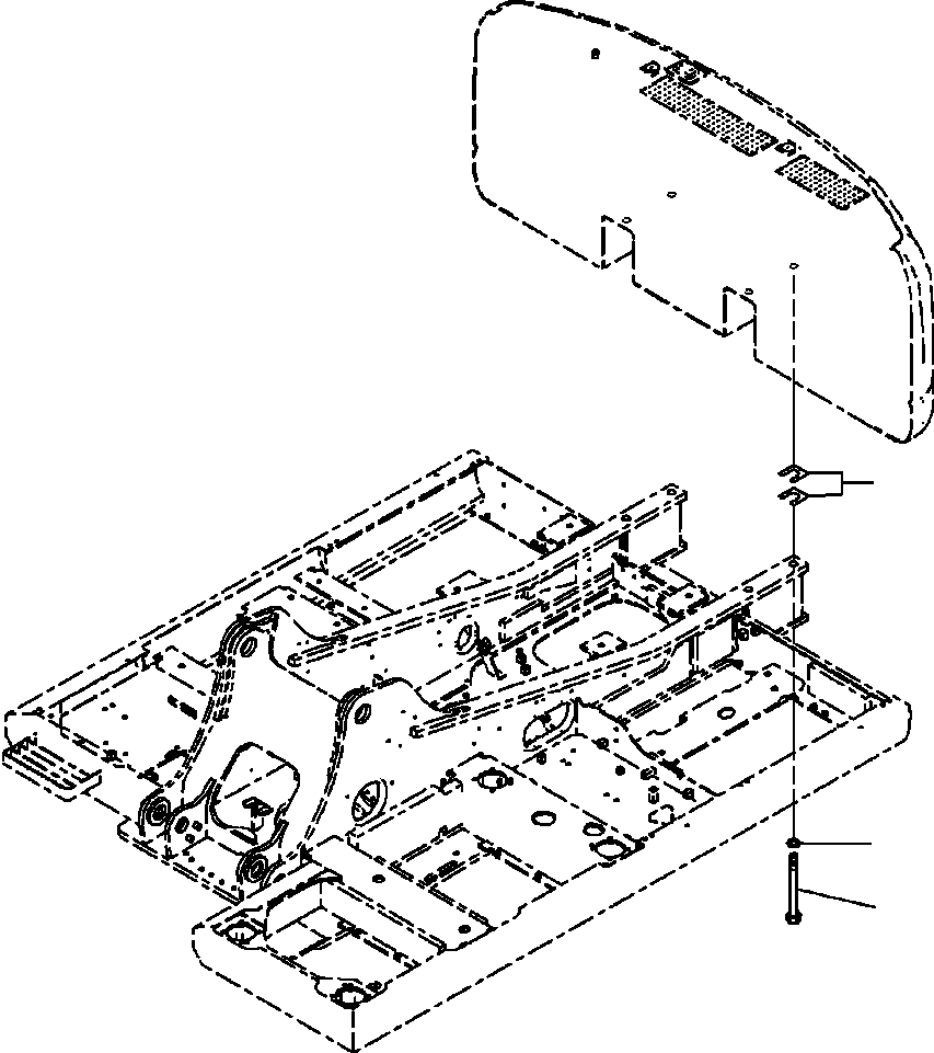Схема запчастей Komatsu PC200LC-8 - M-A ПРОТИВОВЕС КРЕПЛЕНИЕ ЧАСТИ КОРПУСА