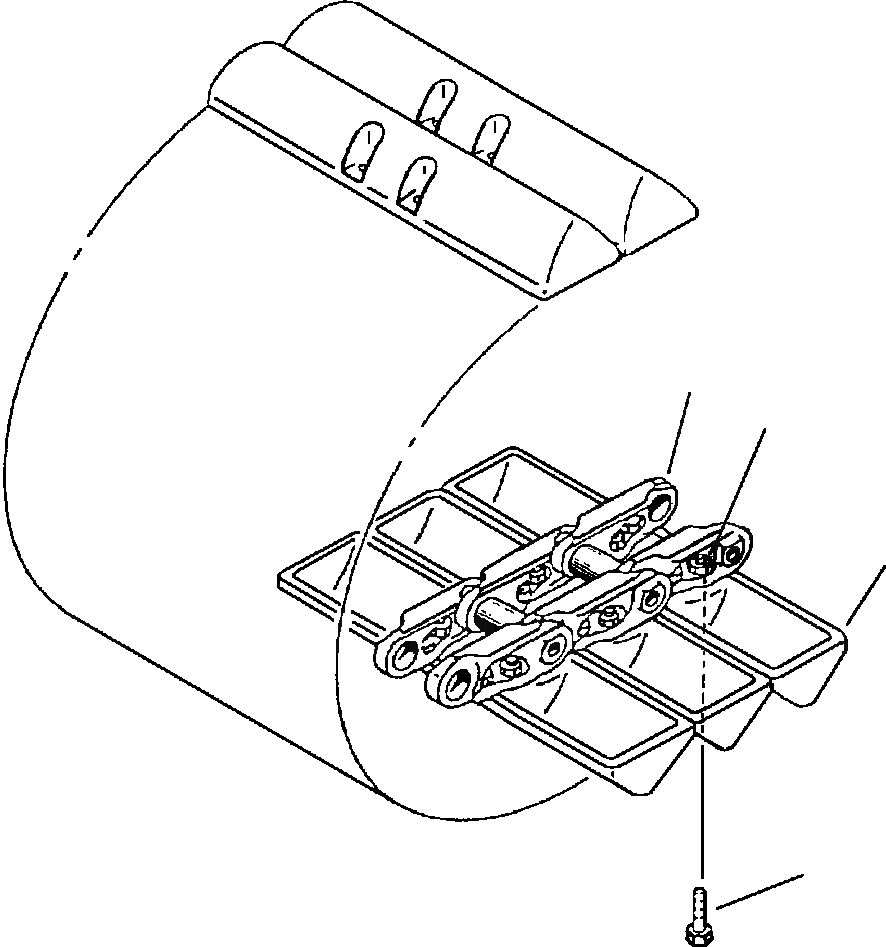 Схема запчастей Komatsu PC200-5 - ГУСЕНИЦЫ ЦЕПЬ С SHOE - PC БОЛОТН. ГУСЕНИЦЫ ХОД И НИЖН.CARRIAGE