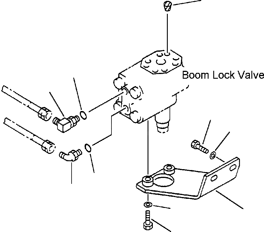 Схема запчастей Komatsu PC200-6L - FIG NO. H- ГИДРОЛИНИЯ ПРЕДОТВРАЩЕНИЕ СМЕЩЕНИЮ (СТРЕЛА) ГИДРАВЛИКА