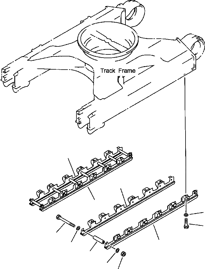 Схема запчастей Komatsu PC200-6L - FIG NO. R- ПОЛН. ЗАЩИТА ОПОРНЫХ КАТКОВ PC- ХОДОВАЯ (ГУСЕНИЦЫ ТИП MACHINE)