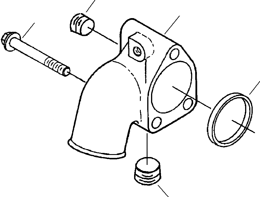 Схема запчастей Komatsu PC200LL-6 - FIG. A-AA ВОДН. ВХОДН. СОЕДИН-Е ДВИГАТЕЛЬ