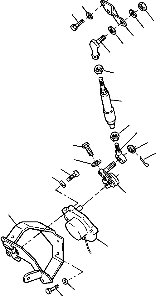 Схема запчастей Komatsu PC200LL-6 - FIG. B-A УПРАВЛ-Е ПОДАЧ. ТОПЛИВА БЛОК КОМПОНЕНТЫ ДВИГАТЕЛЯ