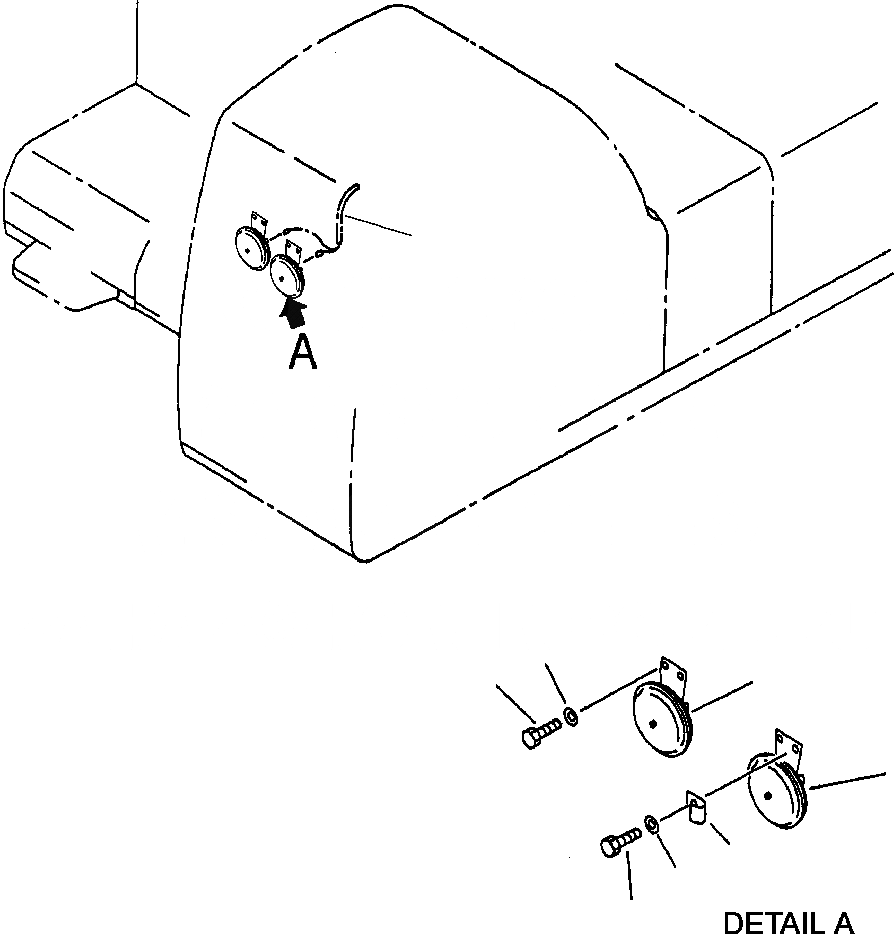 Схема запчастей Komatsu PC200LL-6 - FIG. E-A ЗВУК. СИГНАЛ. ЭЛЕКТРИКА