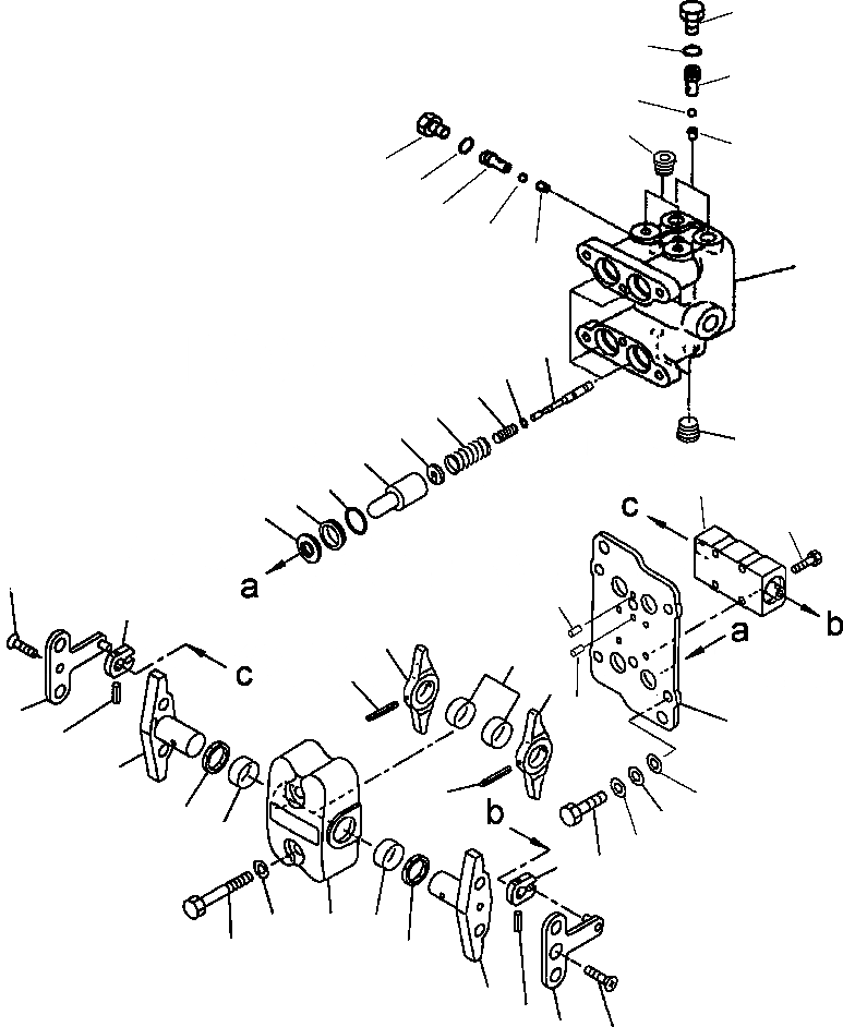 Схема запчастей Komatsu PC200LL-6 - FIG. K-A КЛАПАН PPC- ДЛЯ ХОД КАБИНА ОПЕРАТОРА И СИСТЕМА УПРАВЛЕНИЯ