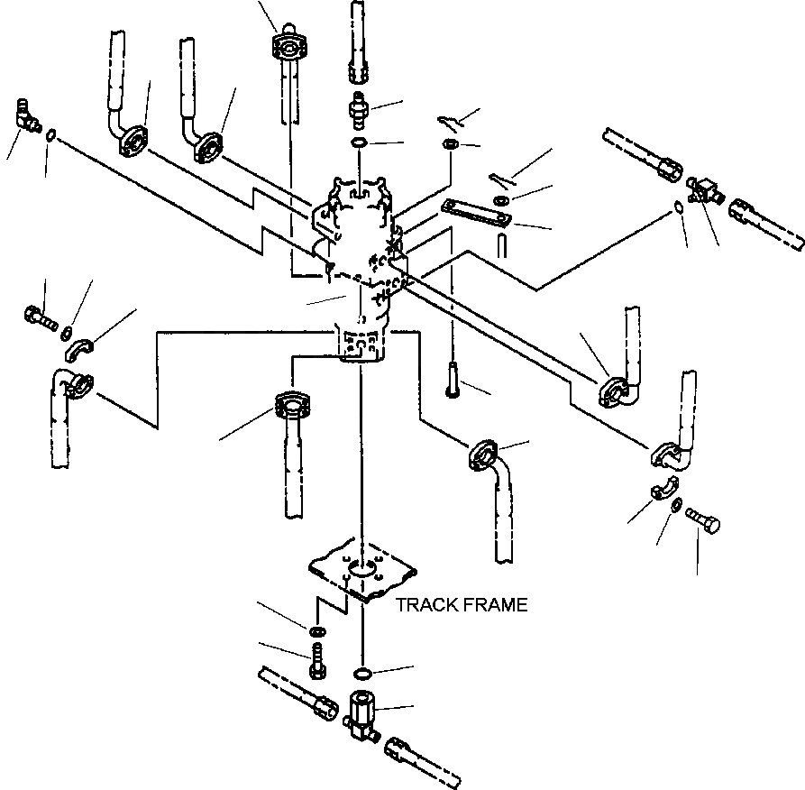 Схема запчастей Komatsu PC200LL-6 - FIG. N-AA ПОВОРОТНОЕ СОЕДИНЕНИЕ - СОЕДИН-Е ЧАСТИ ПОВОРОТН. КРУГ И КОМПОНЕНТЫ