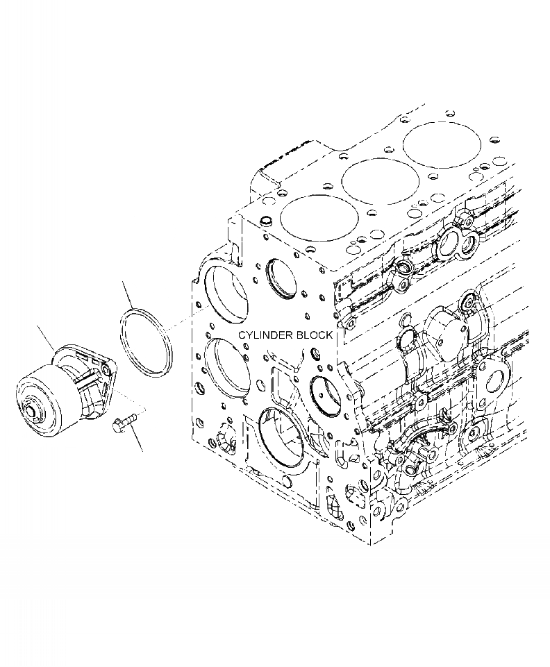 Схема запчастей Komatsu PC200LL-8 - A-AA ВОДЯНАЯ ПОМПА ДВИГАТЕЛЬ
