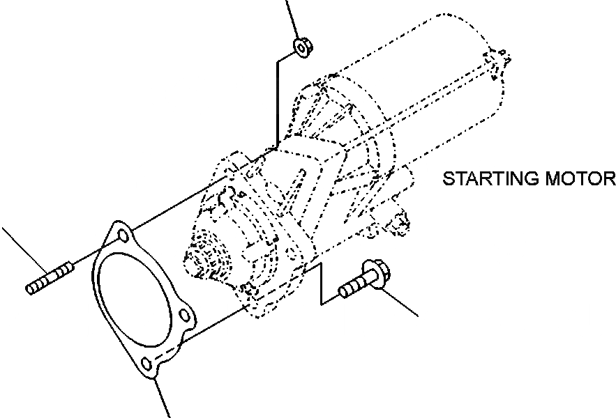 Схема запчастей Komatsu PC200LL-8 - A-AA8 КРЕПЛЕНИЕ СТАРТЕРА ДВИГАТЕЛЬ