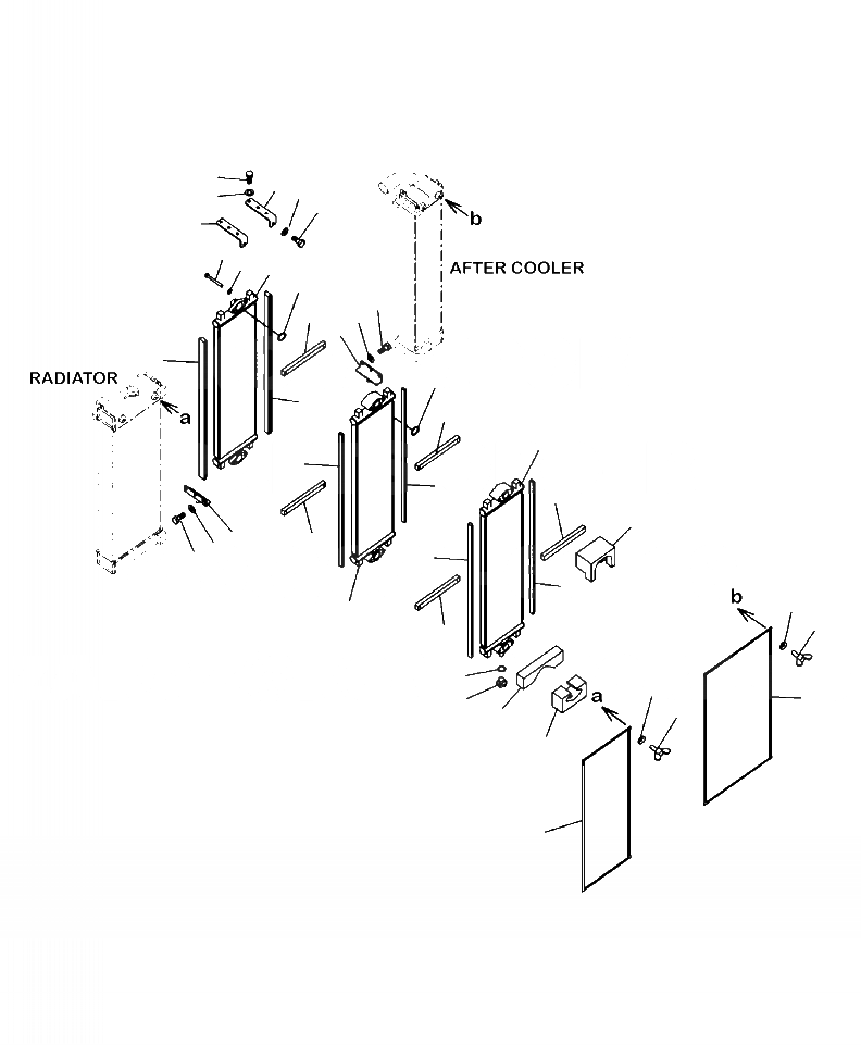Схема запчастей Komatsu PC200LL-8 - C-A СИСТЕМА ОХЛАЖДЕНИЯ МАСЛООХЛАДИТЕЛЬ СИСТЕМА ОХЛАЖДЕНИЯ