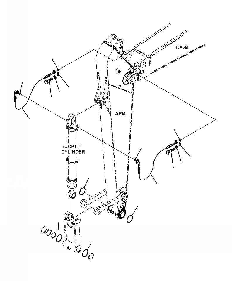 Схема запчастей Komatsu PC200LL-8 - T-A РУКОЯТЬ ПАТРУБКИ ЦИЛИНДРА КОВША И УПЛОТНЕНИЯ РАБОЧЕЕ ОБОРУДОВАНИЕ
