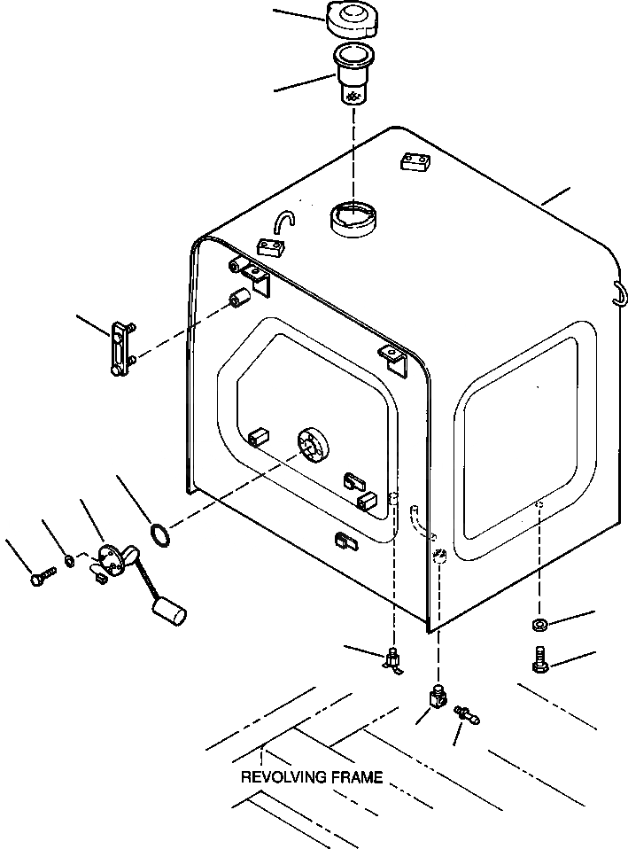 Схема запчастей Komatsu PC200Z-6LE - FIG NO. D-A ТОПЛИВН. БАК. ТОПЛИВН. БАК. AND КОМПОНЕНТЫ
