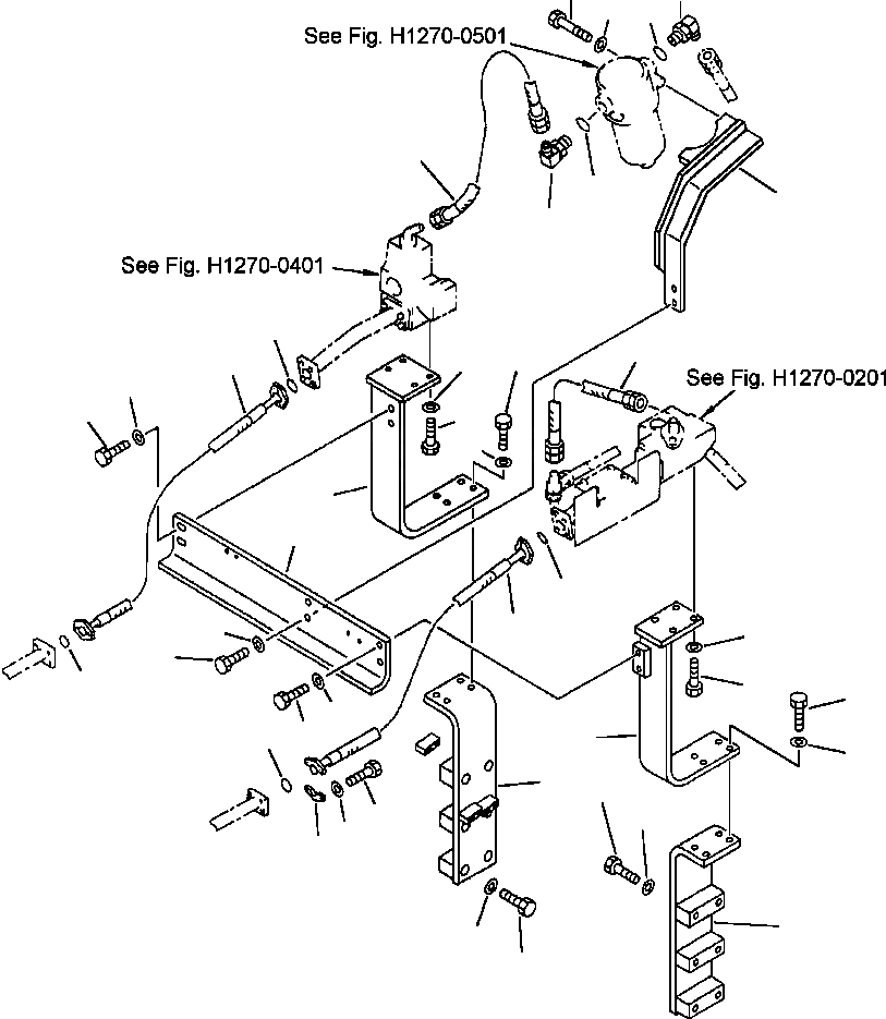 Схема запчастей Komatsu PC200Z-6LE - FIG NO. H7- ГИДРОЛИНИЯ НАВЕСН. ОБОРУД ВОЗВРАТНАЯ ЛИНИЯ(С ФИЛЬТР.) ГИДРАВЛИКА
