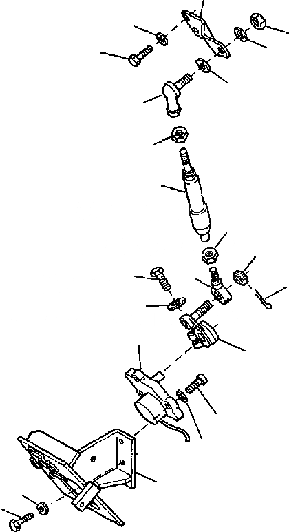 Схема запчастей Komatsu PC200-6B - ТОПЛИВН. УПРАВЛ-Е (CLC-B) КОМПОНЕНТЫ ДВИГАТЕЛЯ