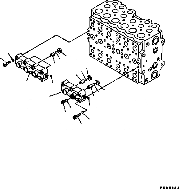 Схема запчастей Komatsu PC200-6B - ОСНОВН. КЛАПАН (-АКТУАТОР) (7/) (ДЛЯ BLIND ЗАГЛУШКА OF БЕЗОПАСН.-ВСАСЫВ. СЕРВИСНЫЙ КЛАПАН) ОСНОВН. КОМПОНЕНТЫ И РЕМКОМПЛЕКТЫ