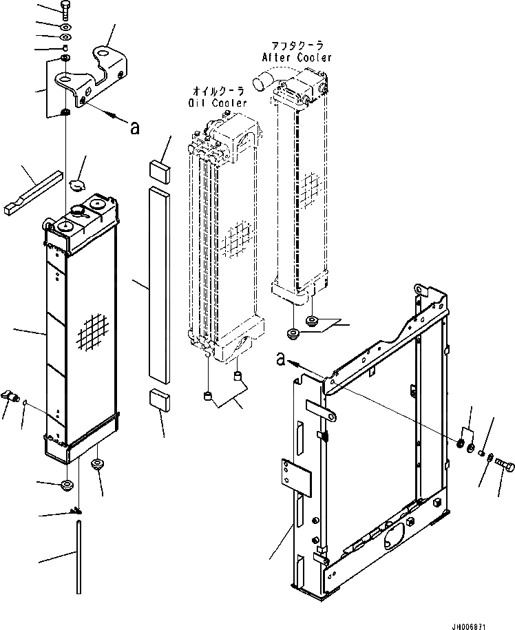 Схема запчастей Komatsu PC200-8 - СИСТЕМА ОХЛАЖДЕНИЯ (РАДИАТОР) (ЛЕСОЗАГОТОВИТЕЛЬНАЯ ТЕХНИКА СПЕЦ-Я) СИСТЕМА ОХЛАЖДЕНИЯ