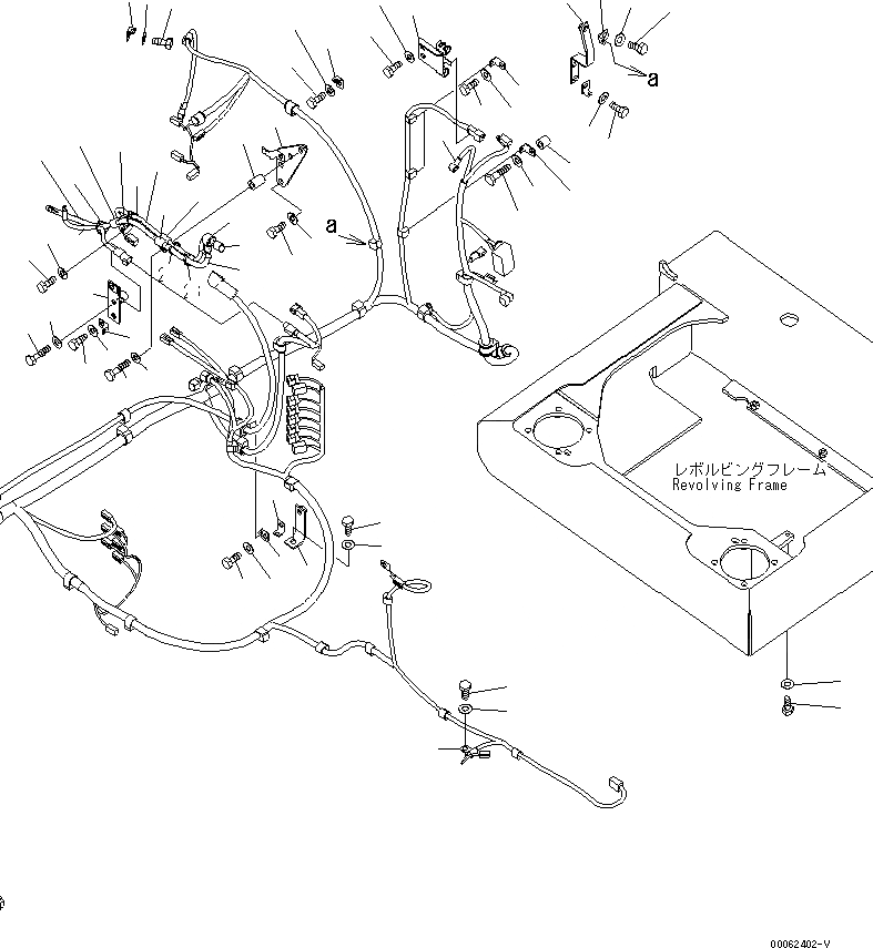 Схема запчастей Komatsu PC200-8 - ЭЛЕКТРИЧ. ЭЛЕКТРОПРОВОДКА (ДВИГАТЕЛЬ) ЭЛЕКТРИКА