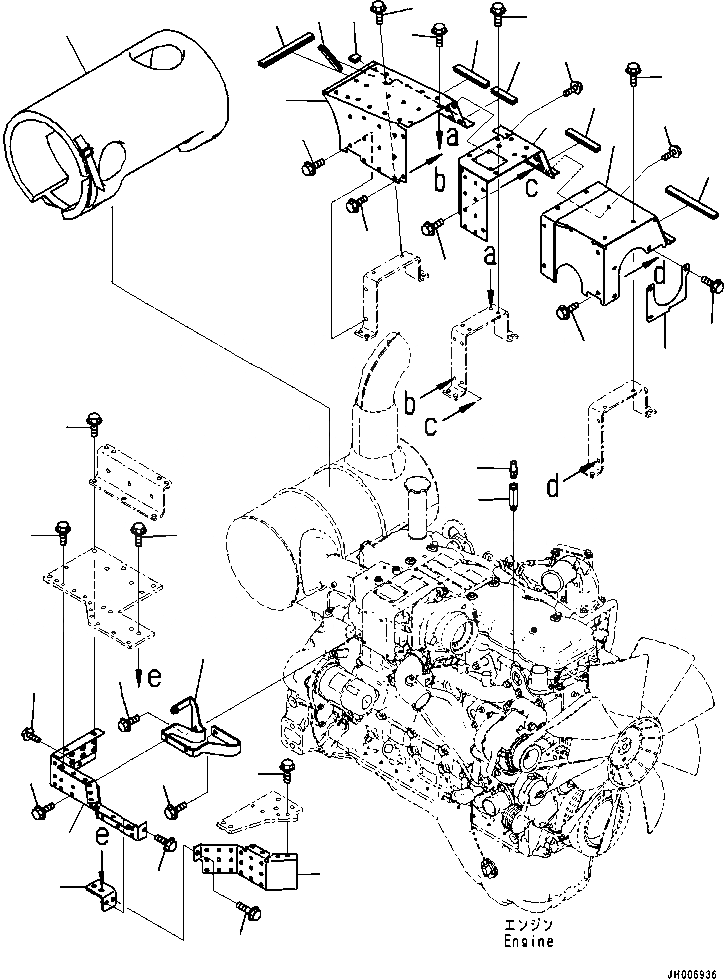 Схема запчастей Komatsu PC200-8 - ТЕРМОЗАЩИТА (/) (ЛЕСОЗАГОТОВИТЕЛЬНАЯ ТЕХНИКА СПЕЦ-Я) РАЗНОЕ