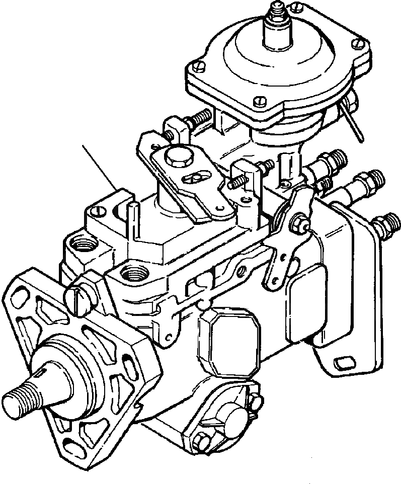 Схема запчастей Komatsu PC210LC-6LC - ТОПЛ. НАСОС ДВИГАТЕЛЬ - SD-