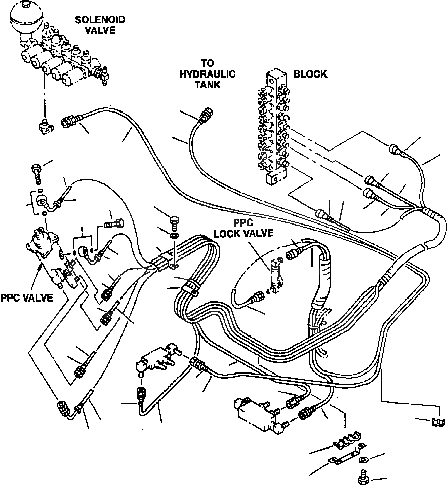 Схема запчастей Komatsu PC210LC-6LE - FIG NO. K- РАБОЧАЯ ЛИНИЯ PPC (ПАТРУБКИ ПРАВОЙ СТОЙКИ) КАБИНА ОПЕРАТОРА И СИСТЕМА УПРАВЛЕНИЯ