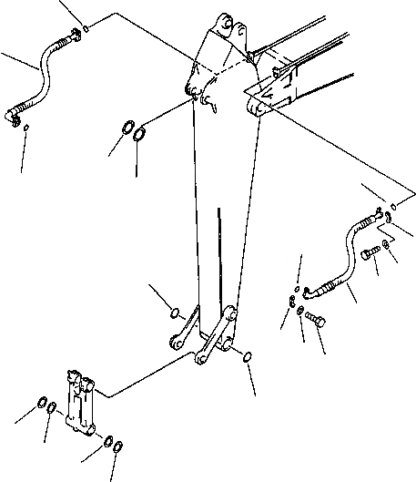 Схема запчастей Komatsu PC210LC-6L - FIG NO. T- РУКОЯТЬ - СТАНДАРТН. СПЕЦ-Я ТРУБЫ - ЦИЛИНДР КОВША РАБОЧЕЕ ОБОРУДОВАНИЕ