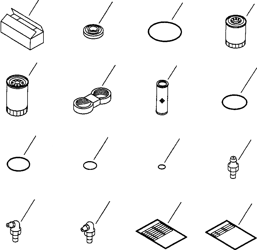 Схема запчастей Komatsu PC210LC-6L - FIG NO. V- ЗАП. ЧАСТИ АКСЕССУАРЫ