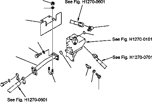 Схема запчастей Komatsu PC220LC-6LC - FIG NO. H7- ГИДРОЛИНИЯ НАВЕСНОЕ ОБОРУД-Е ( АКТУАТОР) (CROSS КЛАПАН, ЛЕВ.) ГИДРАВЛИКА