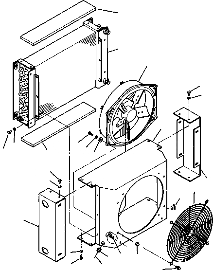 Схема запчастей Komatsu PC220LC-6LC - FIG NO. K7-A КОНДИЦ. КОНДЕНСАТОР КАБИНА ОПЕРАТОРА И СИСТЕМА УПРАВЛЕНИЯ