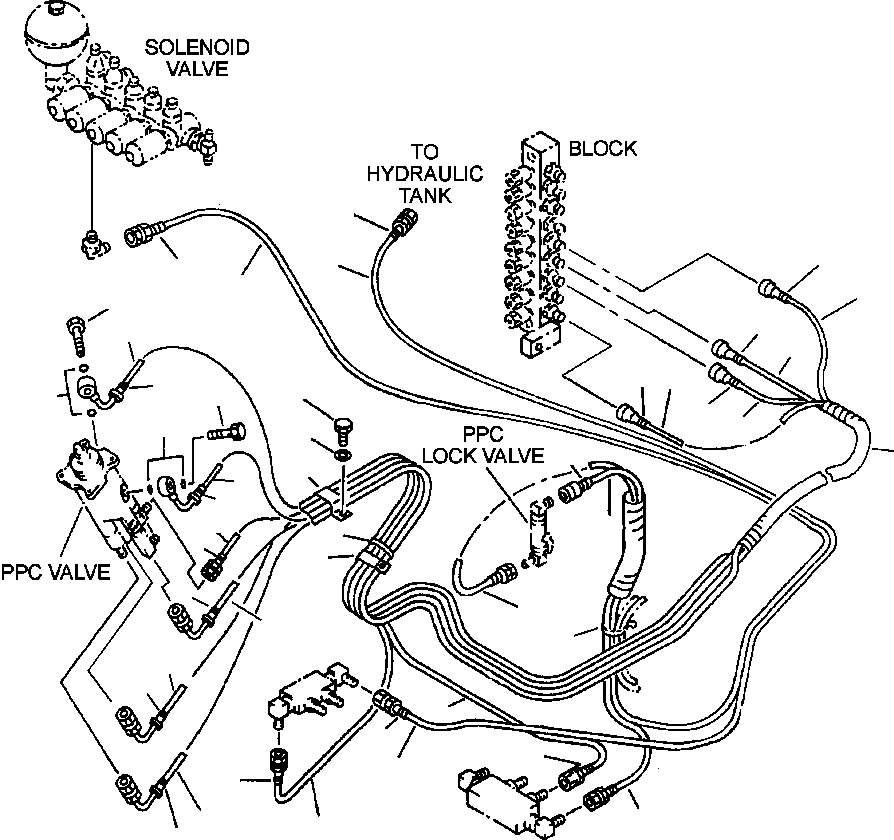 Схема запчастей Komatsu PC220LC-6LE - FIG NO. K- РАБОЧАЯ ЛИНИЯ PPC ПАТРУБКИ ПРАВОЙ СТОЙКИ - заводской номер A879 И UP КАБИНА ОПЕРАТОРА И СИСТЕМА УПРАВЛЕНИЯ