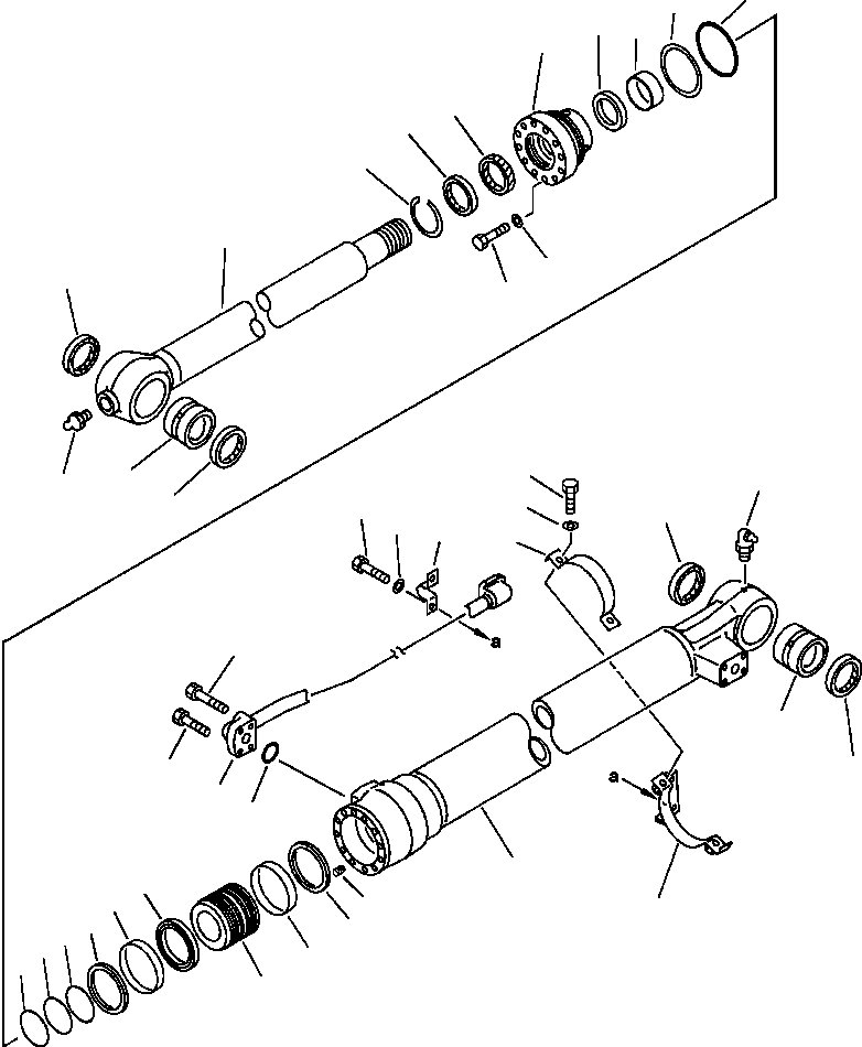 Схема запчастей Komatsu PC220LC-6LE - FIG NO. T- ЦИЛИНДР КОВША MACHINES С . M, . M, И . M РУКОЯТИ РАБОЧЕЕ ОБОРУДОВАНИЕ