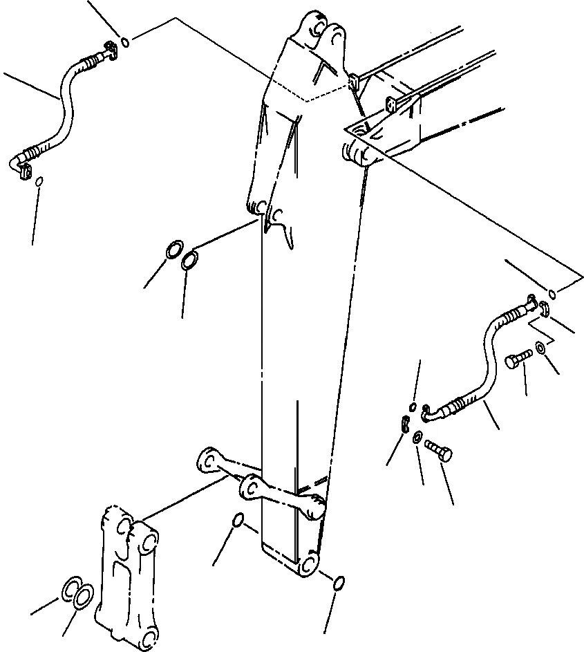 Схема запчастей Komatsu PC220LC-6LE - FIG NO. T- ЦИЛИНДР КОВША ТРУБЫ MACHINES С . M, . M ИЛИ . M РУКОЯТЬ РАБОЧЕЕ ОБОРУДОВАНИЕ