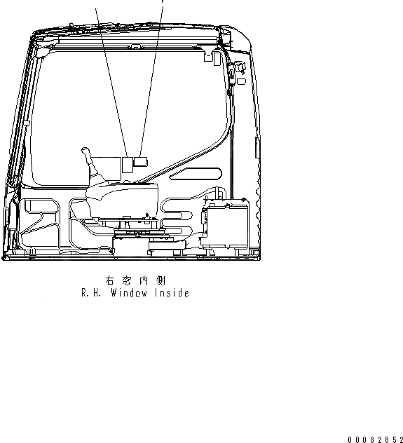 Схема запчастей Komatsu PC220LC-7L - ПЛАСТИНА (КАБИНА ЭКСКАВАТ. MULTI-PATTERN ТАБЛИЧКИS) (БУКВЕНН.)(№A8-) МАРКИРОВКА