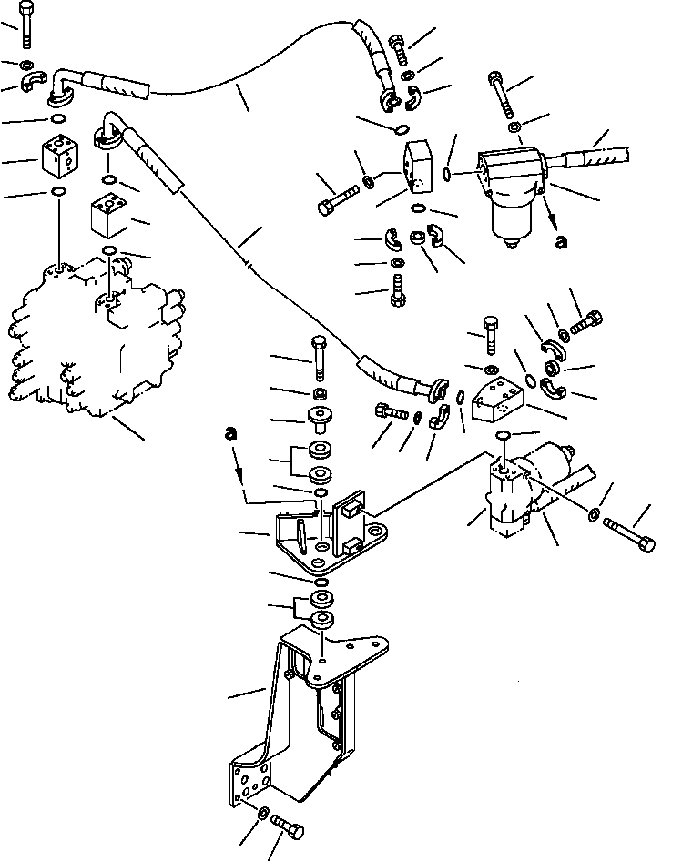 Схема запчастей Komatsu PC220LC-5 - НАСОС - УПРАВЛЯЮЩ. КЛАПАН ТРУБЫ ВЫС. PRESSURE ФИЛЬТР. - УПРАВЛЯЮЩ. КЛАПАН УПРАВЛ-Е РАБОЧИМ ОБОРУДОВАНИЕМ