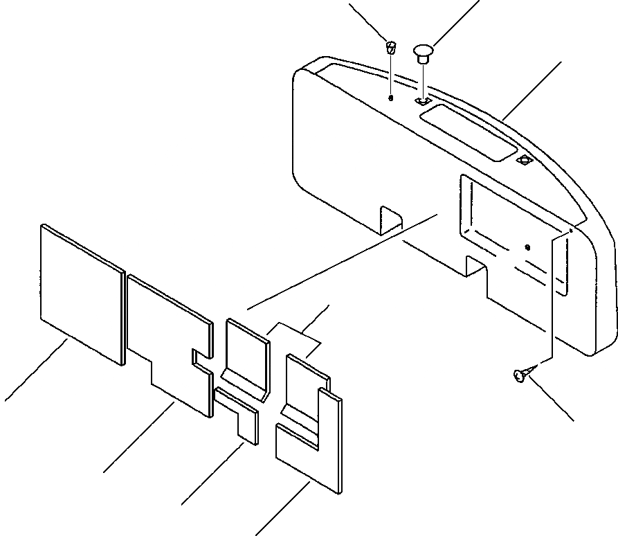 Схема запчастей Komatsu PC220LC-6L - FIG NO. M- ПРОТИВОВЕС ЧАСТИ КОРПУСА