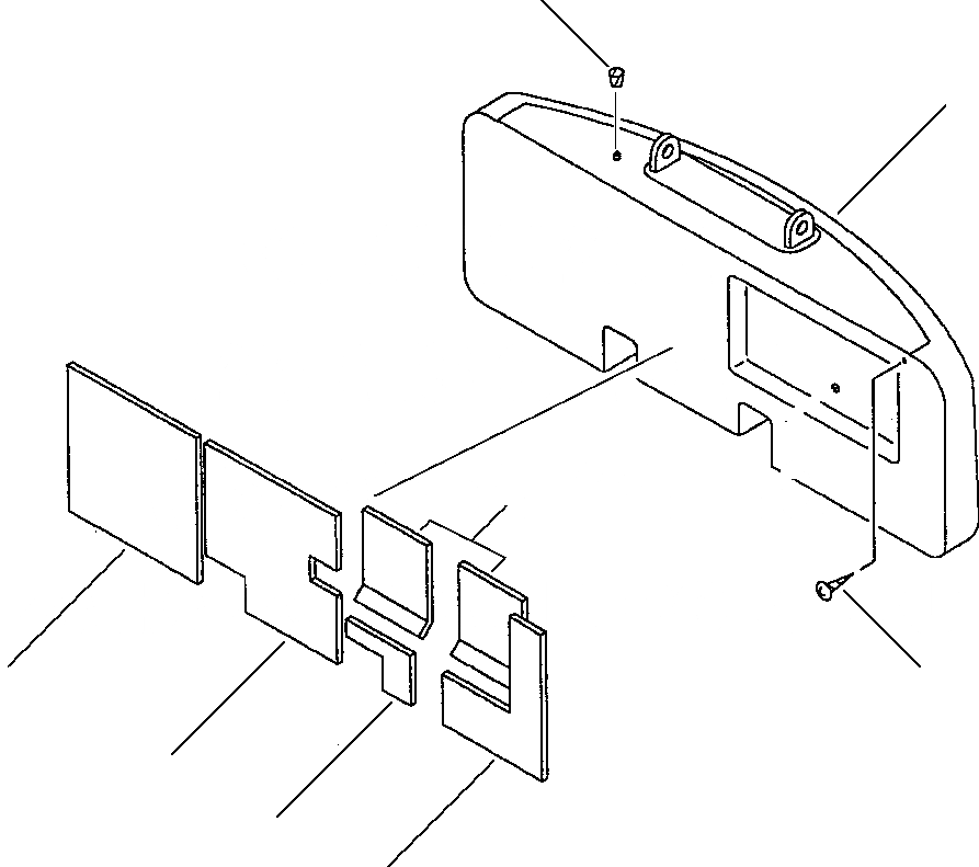 Схема запчастей Komatsu PC220LC-6L - FIG NO. M- ПРОТИВОВЕС (ПЕТЛЯ) ЧАСТИ КОРПУСА