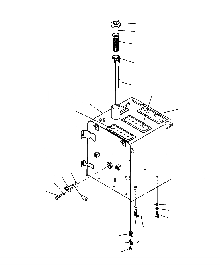 Схема запчастей Komatsu PC220LC-8 - D-A ТОПЛИВН. БАК. ТОПЛИВН. БАК. AND КОМПОНЕНТЫ